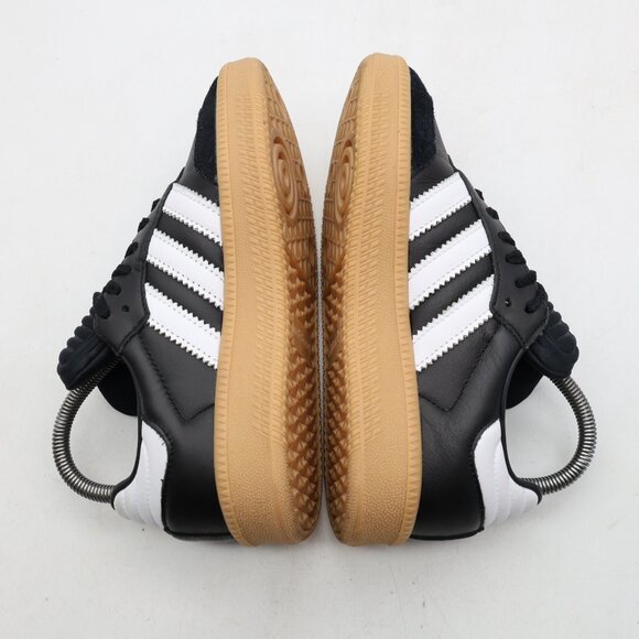 Adidas Samba XLG J Youth 4.5 Women's 5.5 Athletic Sneakers Leather Black White - Picture 6 of 9